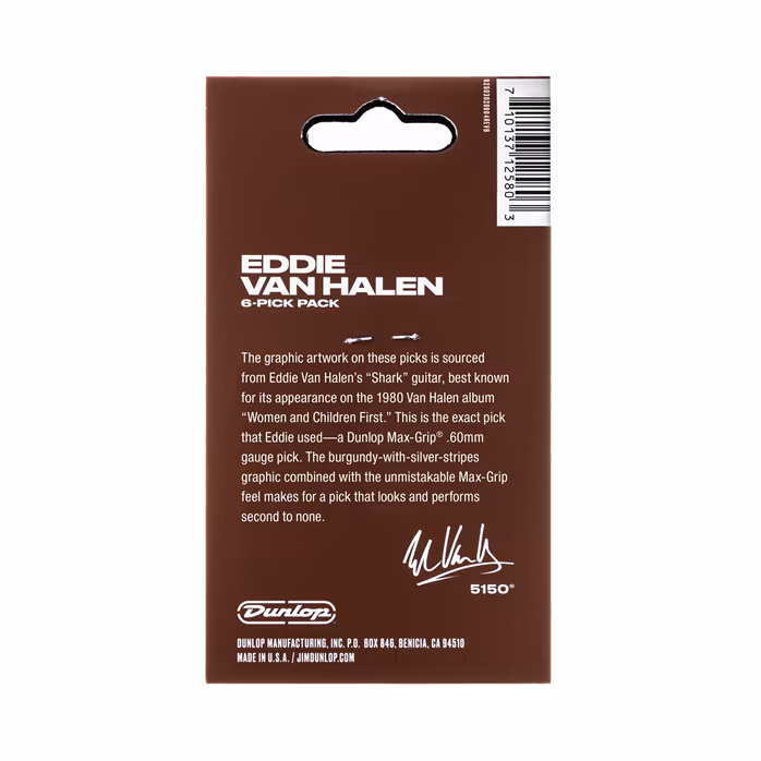 Dunlop EVH Shark Guitar Max-Grip Picks - Brnkadlo