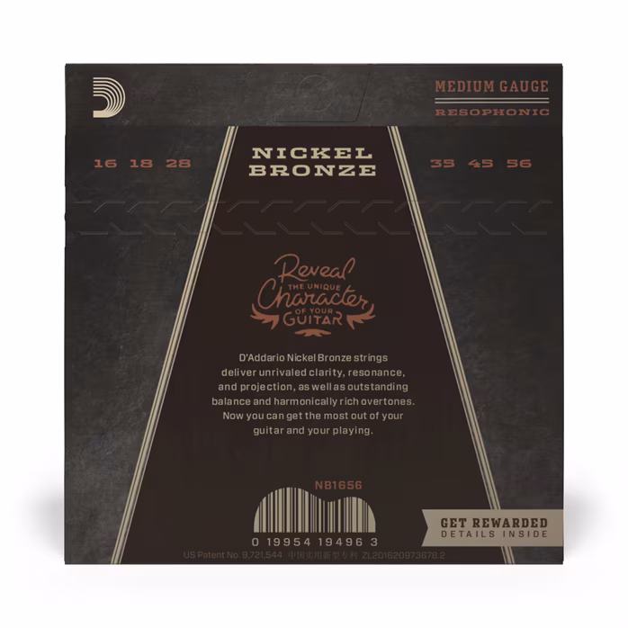 D'Addario NB1656 - Struny na rezonátor