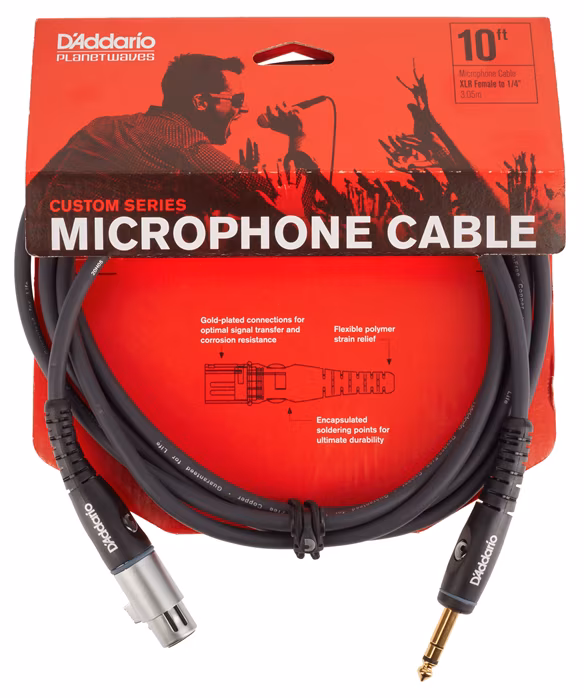 D'Addario PW-GM-10 - Mikrofónny kábel