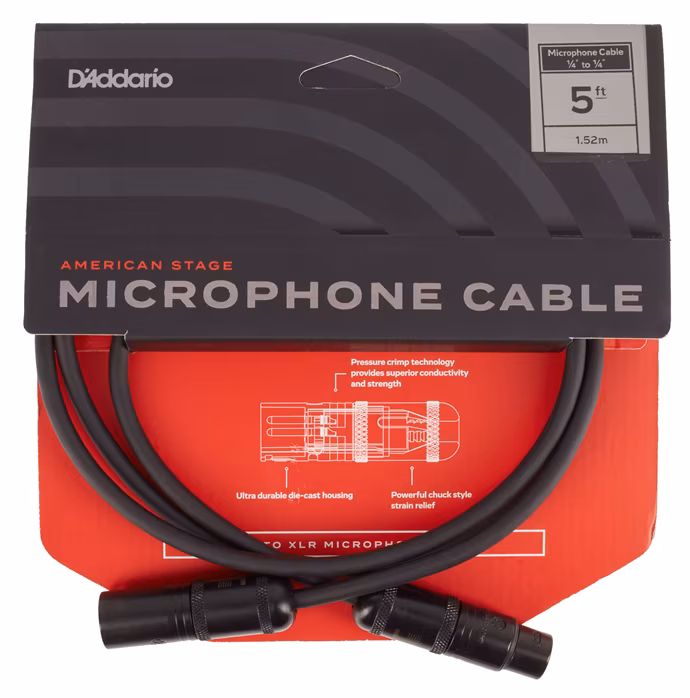 D'Addario PW-AMSM-05 - Mikrofónny kábel