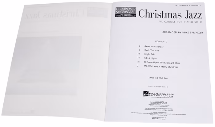 MS Composer Showcase: Christmas Jazz - Noty pre klavír