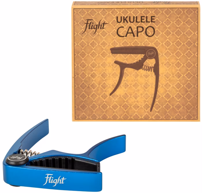 Flight Ukulele Capo Blue - Kapodaster
