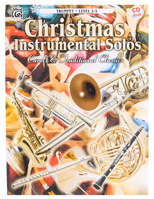 MS Christmas Solos for Trumpet Carols and Traditional Classics Book/CD - Koledy