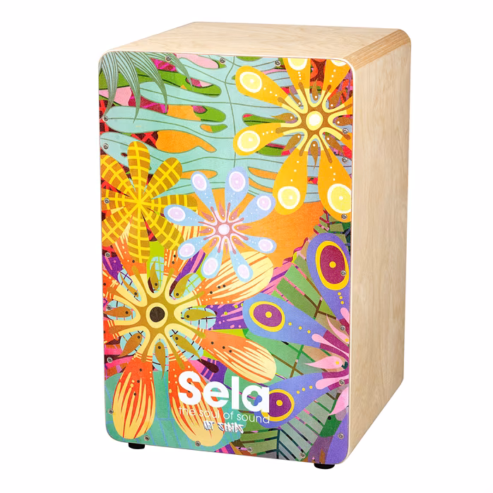 Sela Flower Power Art Series - Cajon