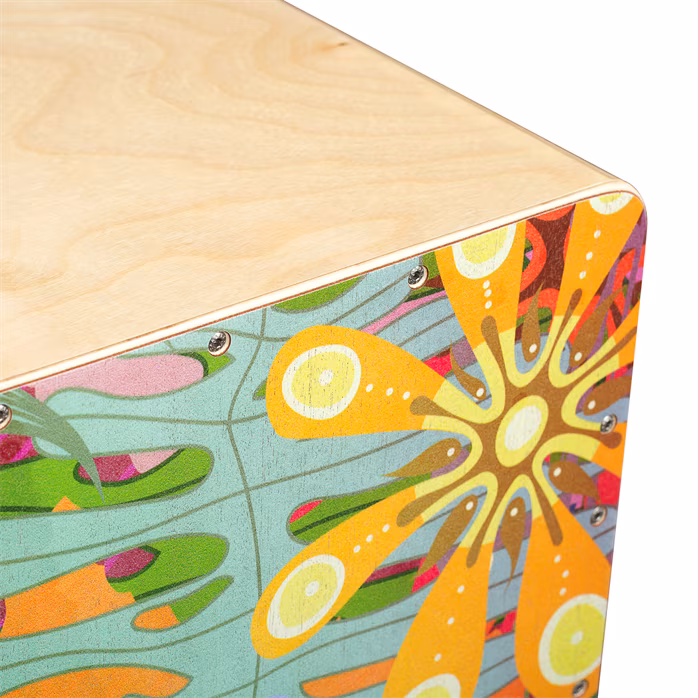 Sela Flower Power Art Series - Cajon