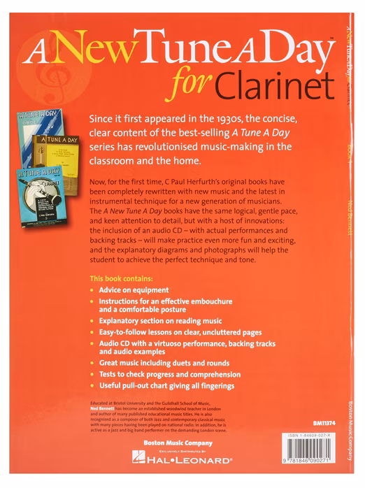 MS A New Tune a Day: Clarinet - Book 1 - Škola hry na klarinet