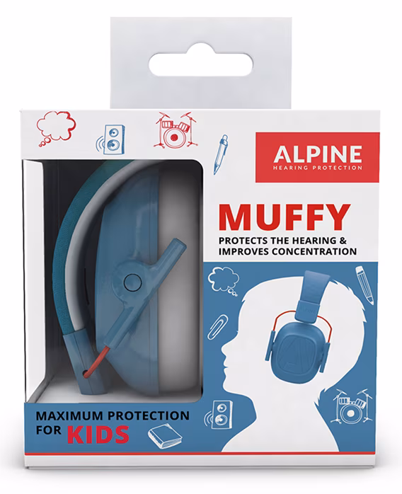 Alpine Muffy Blue - Detské izolačné slúchadlá