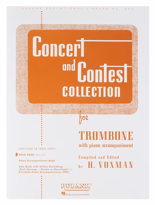 MS Concert and Contest Collection - Trombone  - Noty pre trombón