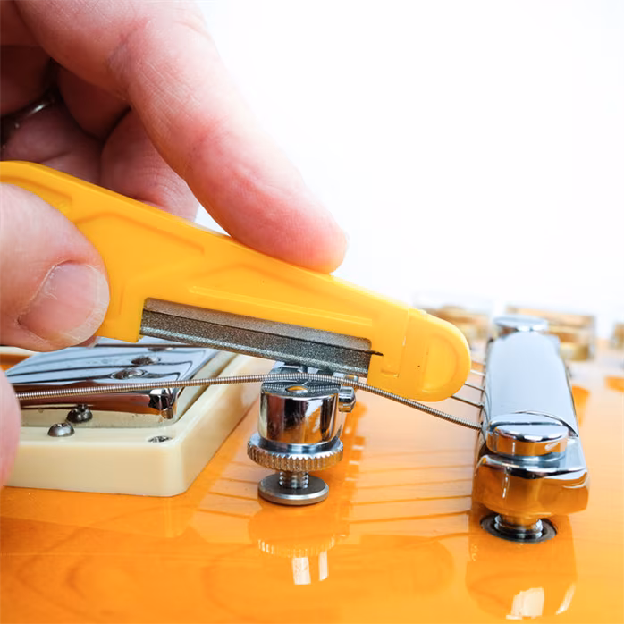 Music Nomad Electric Guitar Diamond Coated Nut File Set Light Strings - Náradie
