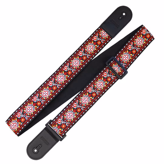 Richter Retro Darkred - Gitarový popruh