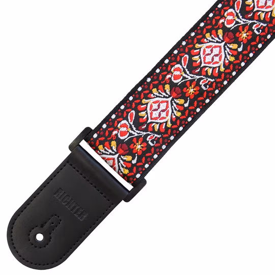 Richter Retro Darkred - Gitarový popruh