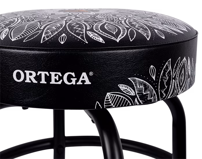 Ortega Bar Stool 24" White Kaleidoscope - Barová stolička