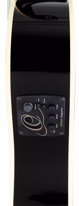 Ortega RCE145LBK - Ľavoruká elektroakustická klasická gitara