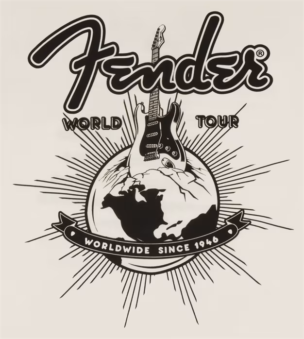 Fender World Tour T-Shirt - L - Tričko