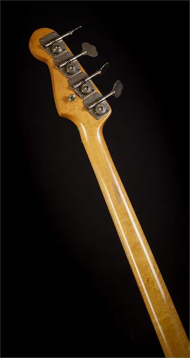 Fender 1966 Precision Bass Refin Trans Blonde 1-Piece Ash Body - Elektrická basgitara