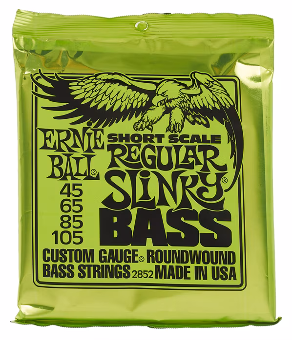 Ernie Ball 2852 Regular Slinky Nickel Wound Short Scale Electric Bass 45-105 - Struny na basgitaru