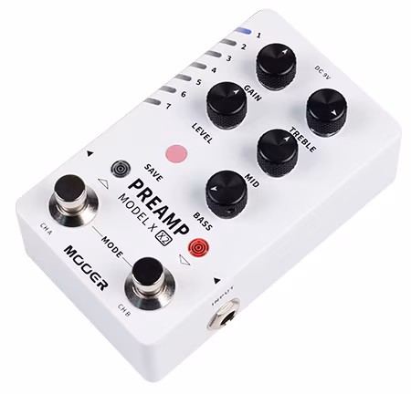 Mooer Preamp Model X2 - Gitarový efekt
