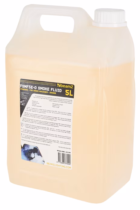 BeamZ FSMF5E-O Smoke Fluid 5L Standard Orange - Náplň