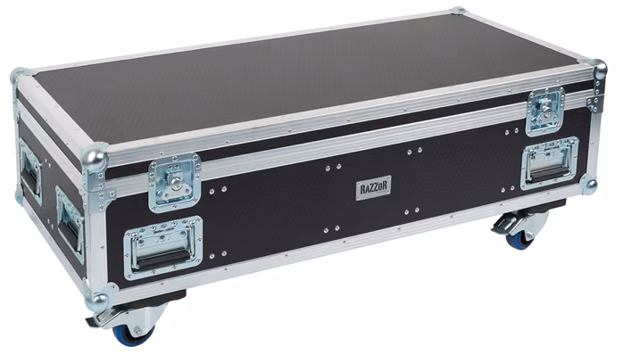 Razzor Cases 8x Chauvet ColorDashH7IP Static Wash light wheels - Case na svetla