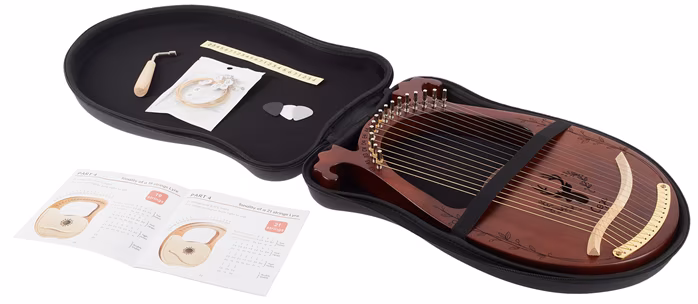 Cega Harp 16 Strings Coffee (poškodené) - Lýrka