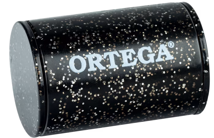Ortega Plastic Finger Shaker Black Sparkle - Šejker