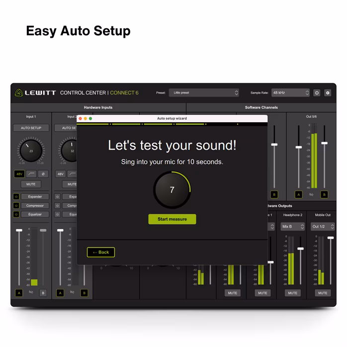 Lewitt CONNECT 6 - USB zvuková karta