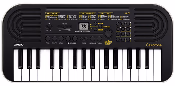 Casio SA-51 - Klávesy bez dynamiky