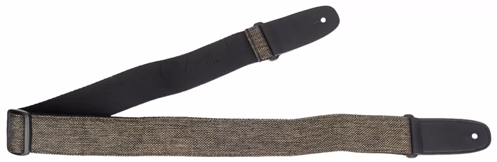 Amumu Cotton & Linen Woven Strap Brown - Gitarový popruh