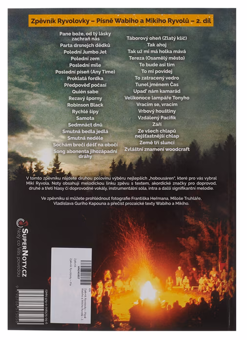 KN Zpěvník Ryvolovky – Písně Wabiho a Mikiho Ryvolů – 2. díl - Spevník