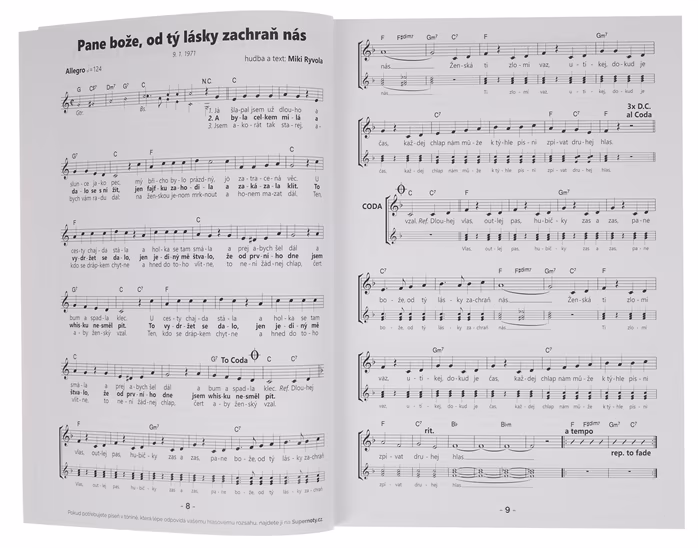 KN Zpěvník Ryvolovky – Písně Wabiho a Mikiho Ryvolů – 2. díl - Spevník