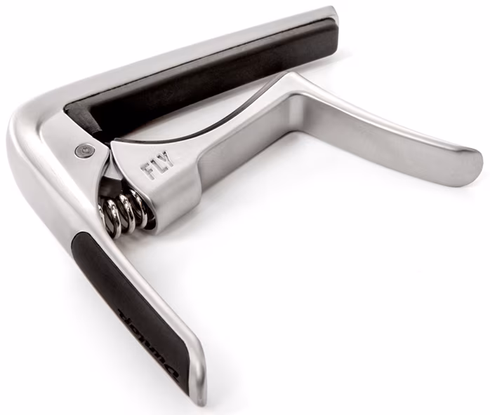 Dunlop Trigger Fly Capo Curved Satin Chrome - Kapodaster