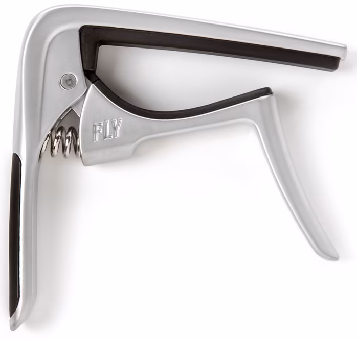 Dunlop Trigger Fly Capo Curved Satin Chrome - Kapodaster