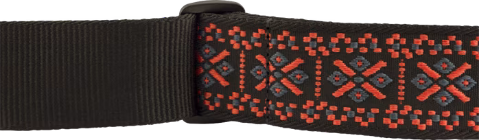 Fender Pasadena Woven Strap, Lattice Red, 2" - Gitarový popruh