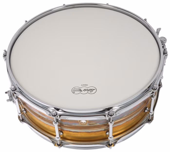 Ludwig 14" x 5" Raw Brass with Tube Lugs LB454RT - Snare bubienok