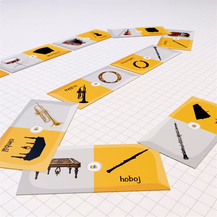 Zodpovědná výuka Domino: Hudební nástroje - Hudobná náuka