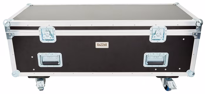 Razzor Cases Case for 8x Showtec Sunstrip Active MKII + compartment - Case na svetla