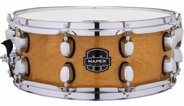 Mapex 14" x 5.5" MPX Maple/Poplar Hybrid Shell Natural Gloss Snare Drum - Snare bubienok