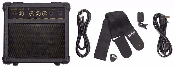 Vintage V40 Coaster Series Pack BLK - Basgitarový komplet