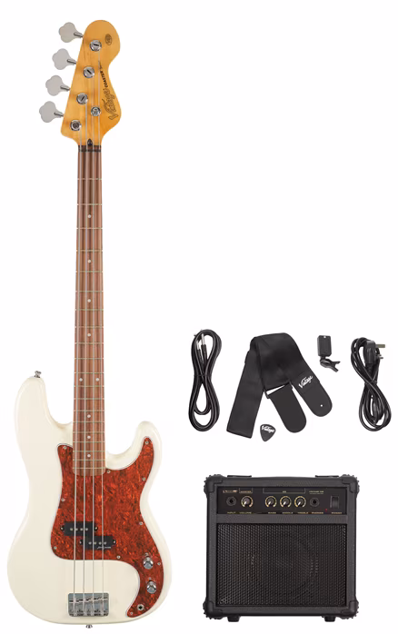 Vintage V40 Coaster Series Pack WH - Basgitarový komplet