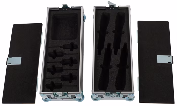 Razzor Cases 4U rack 300 with storage compartments in the lids - Rack case