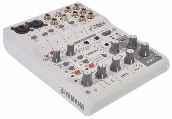 Yamaha AG06 MK2 White - Analógový mixážny pult