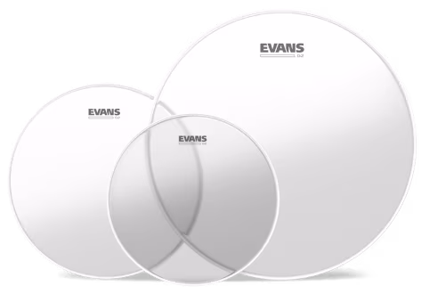 Evans Genera G2 Rock Clear set - Súprava blán na tomy