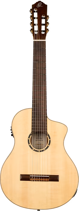 Ortega RCE133-7 (zánovné) - Klasická sedemstrunová elektroakustická gitara