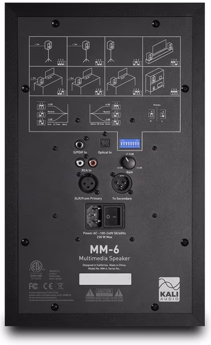 Kali Audio MM-6 Single - Aktívny štúdiový monitor