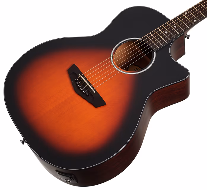 D'Angelico Gramercy LS Grand Auditorium CE Satin Vintage Sunburst - Elektroakustická gitara