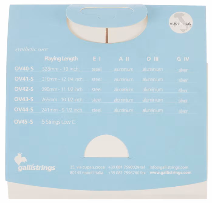Galli OV40-S Overture Vln SYC 4/4 - Husľové struny