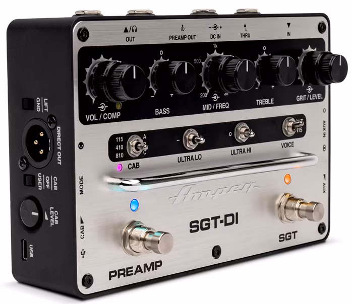 Ampeg SGT-DI - Basgitarový predzosilňovač a DI box