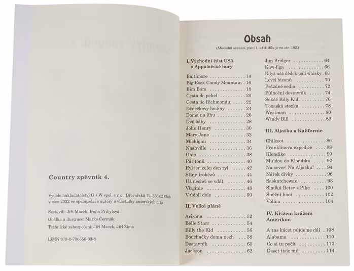 KN Country zpěvník 4. díl - Spevník