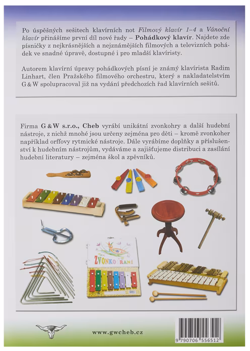 KN Pohádkový klavír 1 - Noty pre klavír