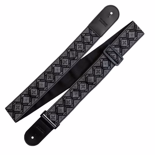 Richter Retro Black/Grey - Gitarový popruh